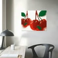 thumbnail image 3 of TIAOTIAOHOU Acrylic Cherries Wall Decor Cherries Wall Art Baby Girl Room Decor Cherries Nursery Decor Sweet Wall Decor for Teen Girls Kids Hanging Bedroom Bathroom Living Room, 3 of 4