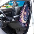 thumbnail image 3 of XYZCANDO Floral Oil Lamp Pattern Car Seat Towel Cover Sweat Absorbed, Suitable for Van Front Seat Truck Seat, Terry Cloth Car Seat Covers, for Trucks Cars, 3 of 6