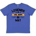 thumbnail image 3 of Inktastic legends are born in may Youth T-Shirt, 3 of 5