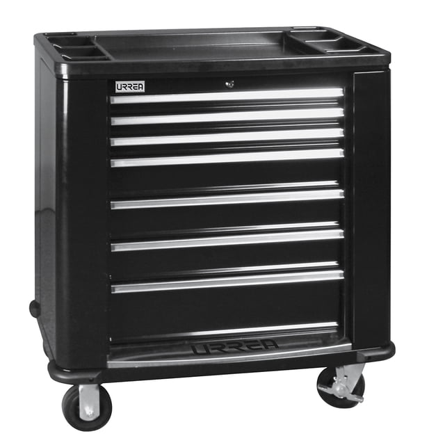 Centro De Trabajo Móvil Uso Pesado 7 Gavetas 35" Urrea H35W7