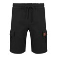 thumbnail image 3 of Ramiter Workout Shorts Male Summer Solid Color Zipper Pants Pocket Drawstring Loose Casual Sports Running Straight Shorts Beach Pants Black,XL, 3 of 4