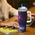 thumbnail image 6 of Uemuo Purple Moon Tree Night Sky Print 40oz Ice Bully With Handle And Straw Stainless Steel Vacuum Insulated Cup And 2 In 1 Straw Lid Insulated Travel Tumbler, 6 of 8