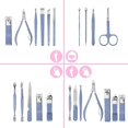 thumbnail image 3 of Professional Pedicure Kit Nail Clipperstools, Groo Kit Nail Care Tool With Leather Travel Case, 3 of 4