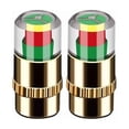 thumbnail image 2 of 4 tapones para válvulas de presión de neumáticos de coche | Sistema de alerta con indicador de 3 colores | Construcción de acero inoxidable | Compatible con coches, camiones, motocicletas y, 2 of 3