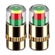 thumbnail image 2 of 4 tapones para válvulas de presión de neumáticos de coche | Sistema de alerta con indicador de 3 colores | Construcción de acero inoxidable | Compatible con coches, camiones, motocicletas y, 2 of 3