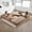 Brown, variant on 106" Oversized Convertible Folding Sofa Bed Corduroy L-Shaped Boneless Sectional Couch,Folding Sofa Bed with Side Pocket Modern Cloud Floor Mattress Couch,Modular Sofa for Living Room