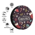 thumbnail image 4 of Goofa Merry Christmas Pattern Universal Tire Cover for Jeep, SUV, Truck, and Trailer – Waterproof, UV-Resistant,Easy to Install, Fits 14"-17" Tires-14 inch, 4 of 6