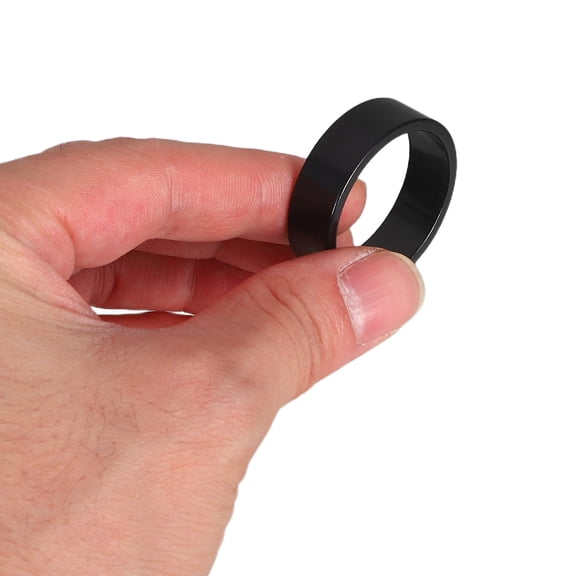 LOLIPPYY 7Pcs Aluminum Bike Stem Spacer Kit Enhances Fork Connection for Improved Mountain Bike Stability