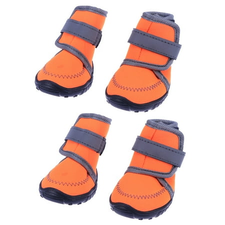 SUCS Dog Shoes Waterproof Dogs Small Booties Size Large Winter Cold Weather Anti Boots Medium Puppy Rain