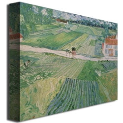 Trademark Fine Art "Avuvers after the Rain 1890" Canvas Art by Vincent van Gogh