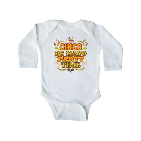 

Inktastic Cinco de Mayo Party Gift Baby Boy or Baby Girl Long Sleeve Bodysuit