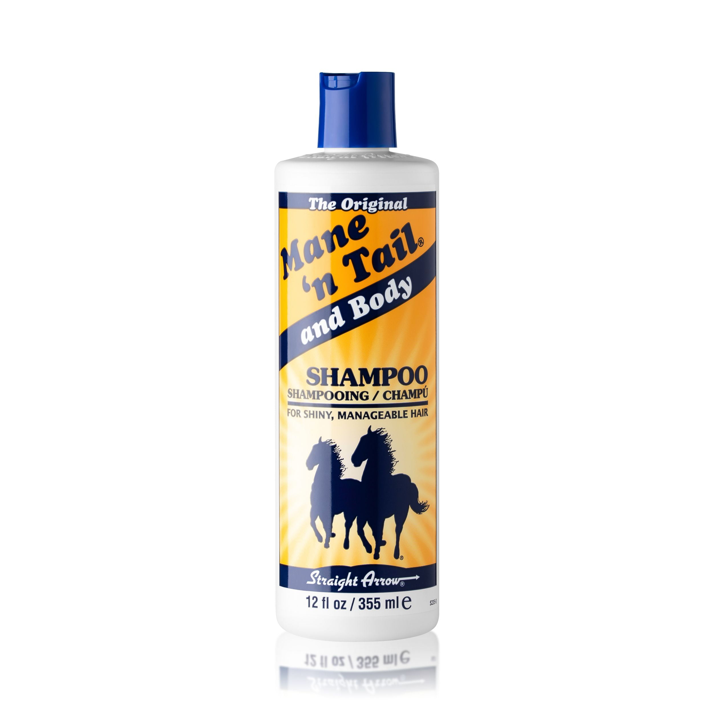 (2 pack) Mane 'n Tail and Body Original Formula Shampoo 12 oz – High Lather, Moisturizing Cleanser for Shine, Body & Manageability