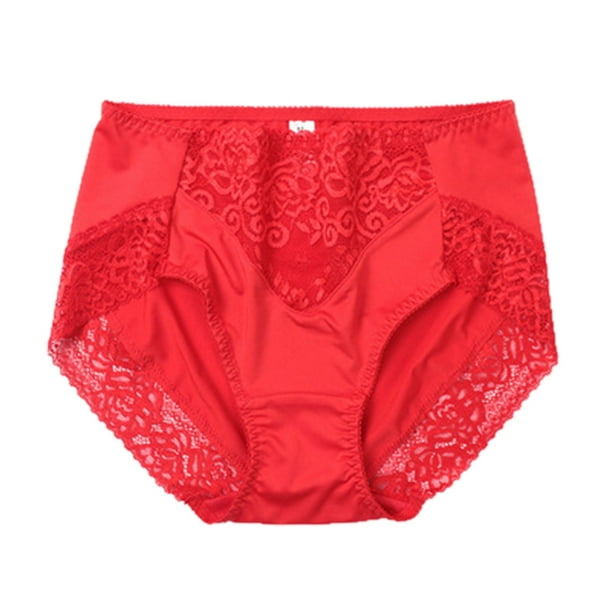 nsendm Female Underpants Adult Underpants for Women over 60 Women Lace Sexy  Panties Underwear G String Thongs Lingerie for High Cut Briefs for(Red,  XXXL) 