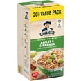thumbnail image 3 of Quaker, Instant Oatmeal, Apple & Cinnamon, 1.51 oz, 20 Packets, 3 of 13