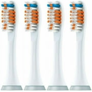 Pearl Enterprises Brush Heads Compatible with Phillips Sonicare Electric Toothbrush Heads Powerup Brush 4 Pk