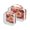 Valentine's Pink Roses Bloom, variant on Clear Makeup Bags with Handle Large Opening 2 Pack Set Toiletry Bag Quart Size Bag, for Women Man Traveling Travel Essentials, Toiletries and Other. Valentine's Pink Roses Bloom