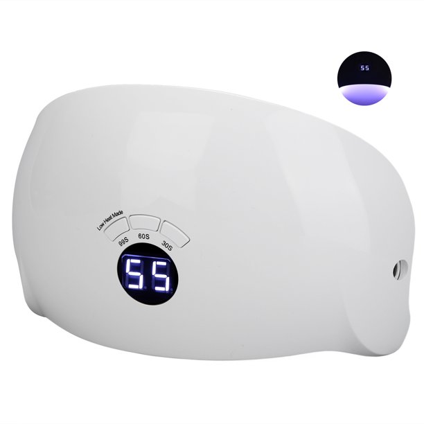 Secador De Esmalte De Uñas, Luz De Manicura UV LED Luz De Uñas Doble Fuente De Luz Profesional 50 W 100-240 V Con Pantalla LCD 3 Ajustes De Temporizador Para Salón De Uñas Para ZAQW Enchufe de EE. UU.