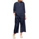 thumbnail image 1 of Blusa de manga larga sólida con cuello redondo para mujer a la moda de 2 piezas + conjuntos de pantalones sueltos Wmkox8yi  bvn882, 1 of 9
