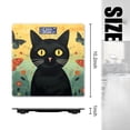 thumbnail image 2 of High Precision Body Weight Scale Smart Bathroom Scales with Large LCD Display(400lbs),Decorative for Bedroom-Black Cat Surrounded By Butterflies, 2 of 4