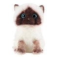 thumbnail image 1 of Plush Siamese Cat Dolls Stuffed Animals Toys Simulation Siamese Cat Cute Sequins, 1 of 5