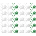 thumbnail image 4 of Miangastore Self-Adhesive Clips Wall Fixing Supporting White 30Pcs 1.4x1.4in, 4 of 8