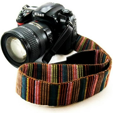 Wannabuy Camera Soft Bohemia Shoulder Neck Universal Camcorder Belt Strap Vintage Antislip Belt for All DSLR Camera Canon Nikon Sony Pentax Fujifilm