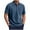 Dark Blue, variant on Men'S Breathable Short Sleeve Button-Up Casual Sport Shirt with Turned-Up Collar for Summer Daily Wear and True to Size Fit, 3XL