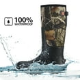 thumbnail image 6 of HISEA Men's Rubber Rain Boots with Steel, Shank Slip-Resistant Waterproof, Camo, US Size 7, 6 of 9