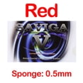 thumbnail image 1 of Feuille de Dessus Colorée DAWEI SAVIGA V Pips-Longue de Tennis de Table en Caoutchouc Rose Vert Bleu Long Pips SAVIGA-V Ping Pong Rouge OX 0,5mm, 1 of 6
