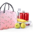 thumbnail image 4 of Bolsa térmica para el almuerzo para mujer, bolsa térmica reutilizable para el almuerzo, para el trabajo, la oficina, viajes, picnic, llama rosa, 4 of 5