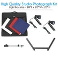 thumbnail image 2 of PYLE PSTDKT6 - Compact Studio Photography Kit - Photo & Lighting Booth Box with Included Lights & Camera Stand (20’’ -inch Cube), 2 of 4