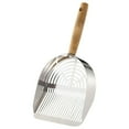 thumbnail image 2 of FENGGHAO Cat Litter Scoop Stainless Steel Mesh Scooper Long Handle Deep Shovel Non-Stick Coated Metal Litter Scoop for Litter Box Kitten Pooper Lifter (Hole:3.8mm/Regular Cat Litter Scoop), 2 of 7