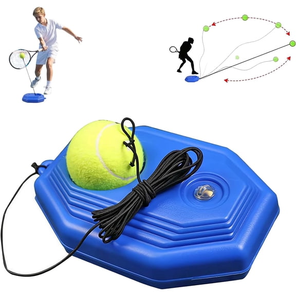 Tennis Ball Training Baseboard, 2026 New Tennis rebounder with Weighted Base, Portable Tennis Trainer for Home use,Multifunctional Tennis Solo Practice kit for Backyard