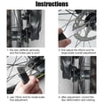 thumbnail image 3 of Herramientas de alineación del rotor del freno de disco de bicicleta Llave de corrección de disco Plata, 3 of 6