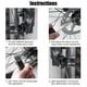 thumbnail image 3 of Herramientas de alineación del rotor del freno de disco de bicicleta Llave de corrección de disco Plata, 3 of 5