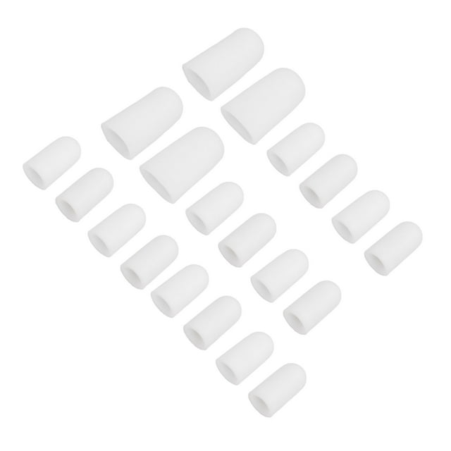 Dedo Del Pie 10 Pares De Puntera De Silicona Ajustable Para Aliviar El Dolor Protector De Dedos Para Callos De Uñas Encarnadas