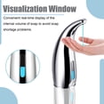 thumbnail image 5 of Automatic Soap Dispenser Touchless Sensor, 300mL Hand-free Dish Liquid Lotion Gel / Shampoo / Chamber Auto Hand Soap Dispenser for Bathroom Kitchen, Silver, 5 of 8