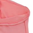 thumbnail image 3 of Sujetador bandeau sin tirantes, suave, elástico y recortado, para mujer, color blanco y rosa METRO, 3 of 9