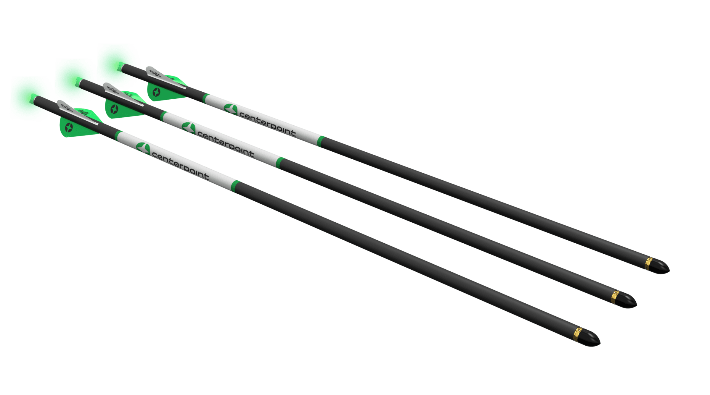 CenterPoint Premium Crossbow Arrow w/ Lighted Nocks Three Pack,.003 20