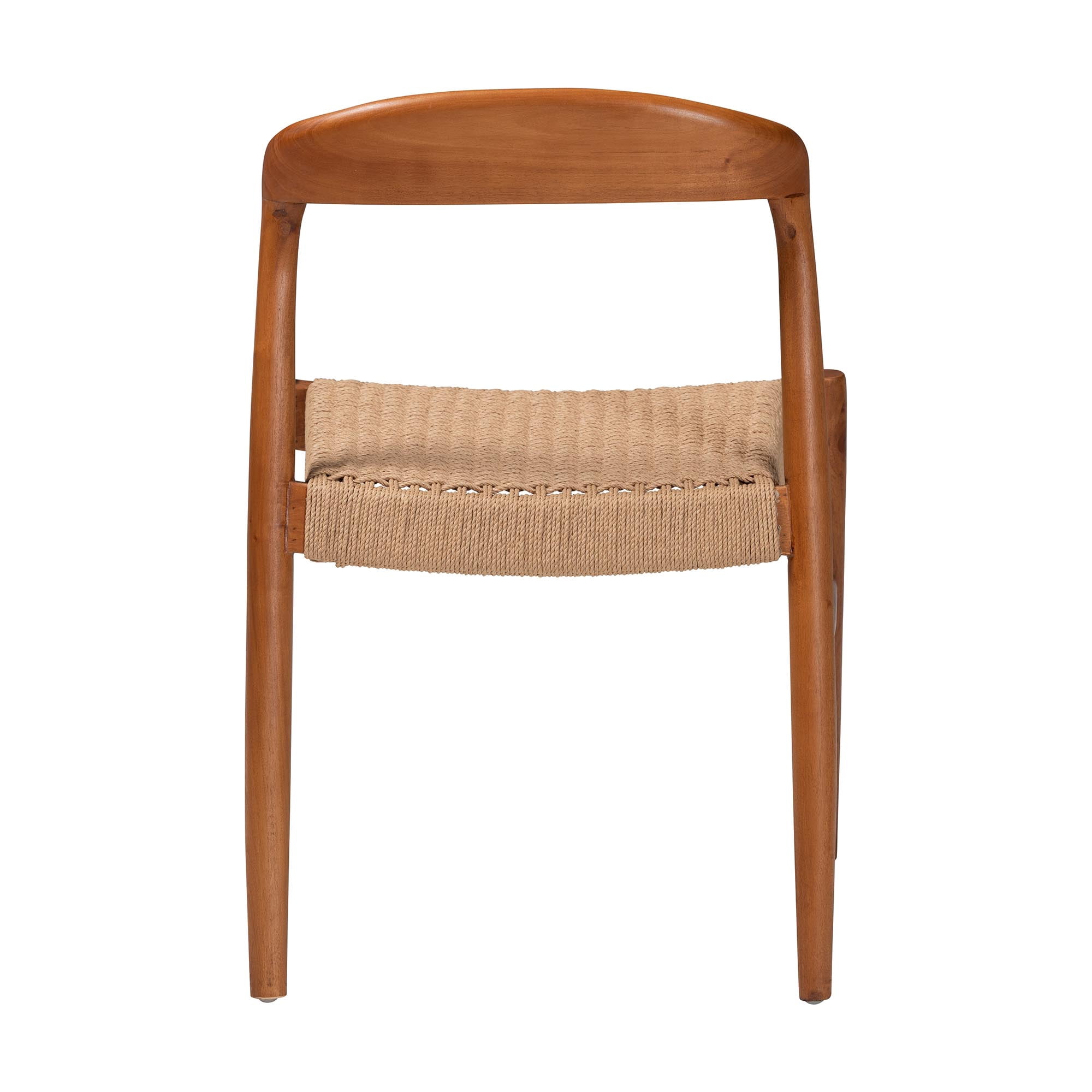 bali & pari Lorena Mid-Century Dining Chair, Honey