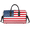 Blue, variant on Herdesigns Baseball Blue Travel Duffle Bag Sport Gym Bag, Waterproof Weekender Overnight Carry on Tote for Women Men,