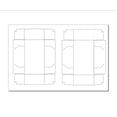 thumbnail image 1 of Bus Card Box (6-1/4"x 3-3/4"x 2"), Di-Cut on 12"x18" White 14pt C1S Cvr-100 Shts, 1 of 1