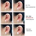 thumbnail image 4 of Pendientes de perlas naturales de agua dulce para mujer, aretes de Plata de Ley 925 auténtica, Perla blanca cultivada, joyería al por mayor, 4 of 4