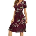 thumbnail image 2 of Dresses for Women Casual Dresses V-Neck Party Summer Dress 2023 with Pockets, 2 of 5