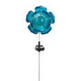 thumbnail image 2 of Blue Flower Solar Stake, 2 of 2