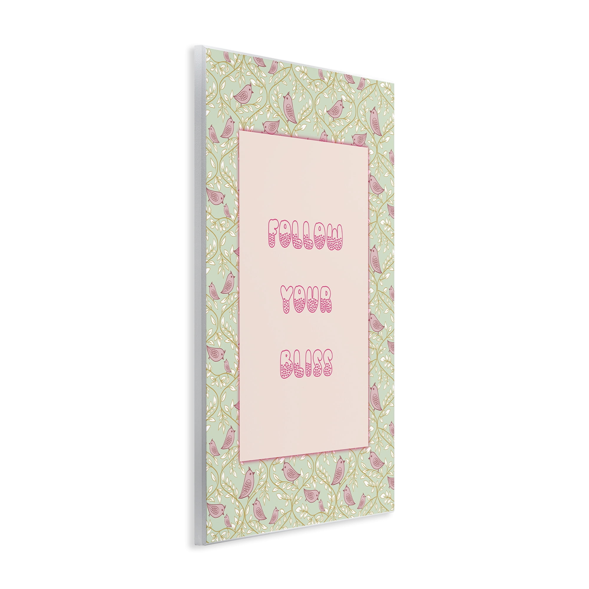 Stupell Industries Follow Your Bliss Wall Plaque Art, design by Pooja Dave