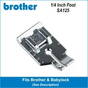 Brother 1/4 Inch Foot SA125 Fits Models In Description
