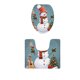 thumbnail image 2 of Tapetes de poliéster para decoración navideña, tapetes navideños para baño, juego de dos piezas, imitación cachemira, lavables, resistentes al desgaste, aptos para fiestas, decoración de baño, Hallowe, 2 of 6