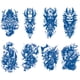 thumbnail image 1 of (GZ1057-1064) 8 Uds jugo semipermanente brazo tatuaje pegatina 110*180mm cuerpo tatuaje pegatina, 1 of 9