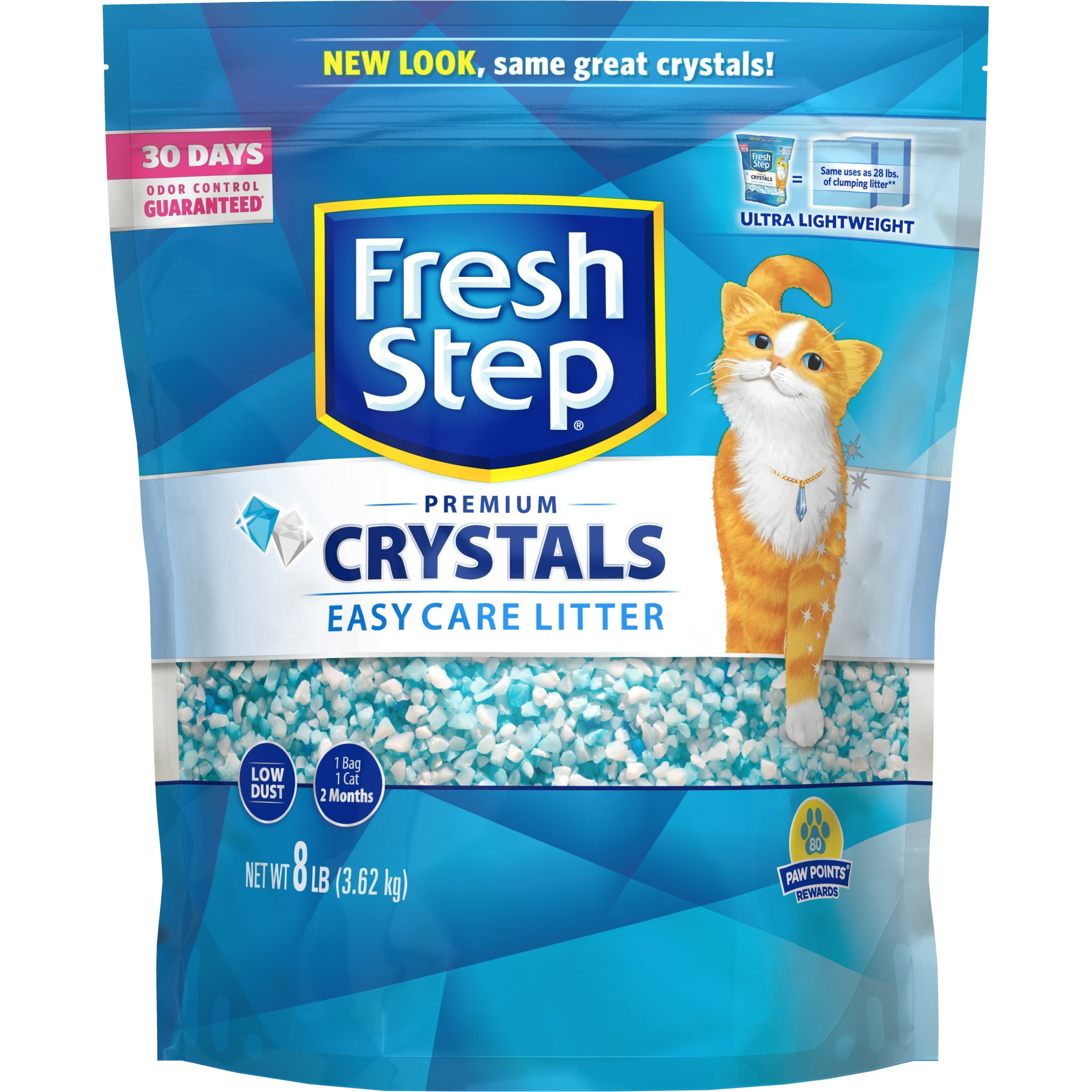 Fresh Step Crystals, Premium Cat Litter 